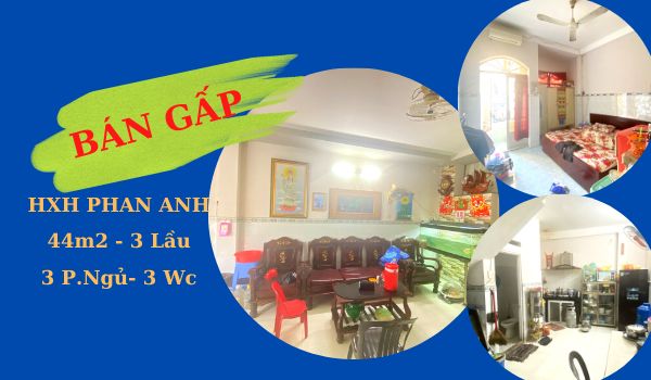 Bán Nhà Hẻm 137 Phan Anh Bình Tân