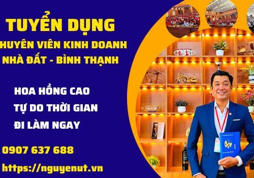 Tuyển Dụng Nhân Viên Kinh Doanh Bất Động Sản Tại Bình Thạnh