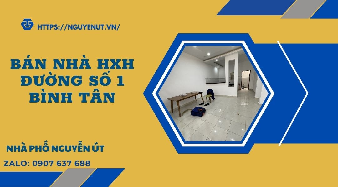 Bán Nhà Hẻm Xe Hơi Đường Số 1 Bình Tân 