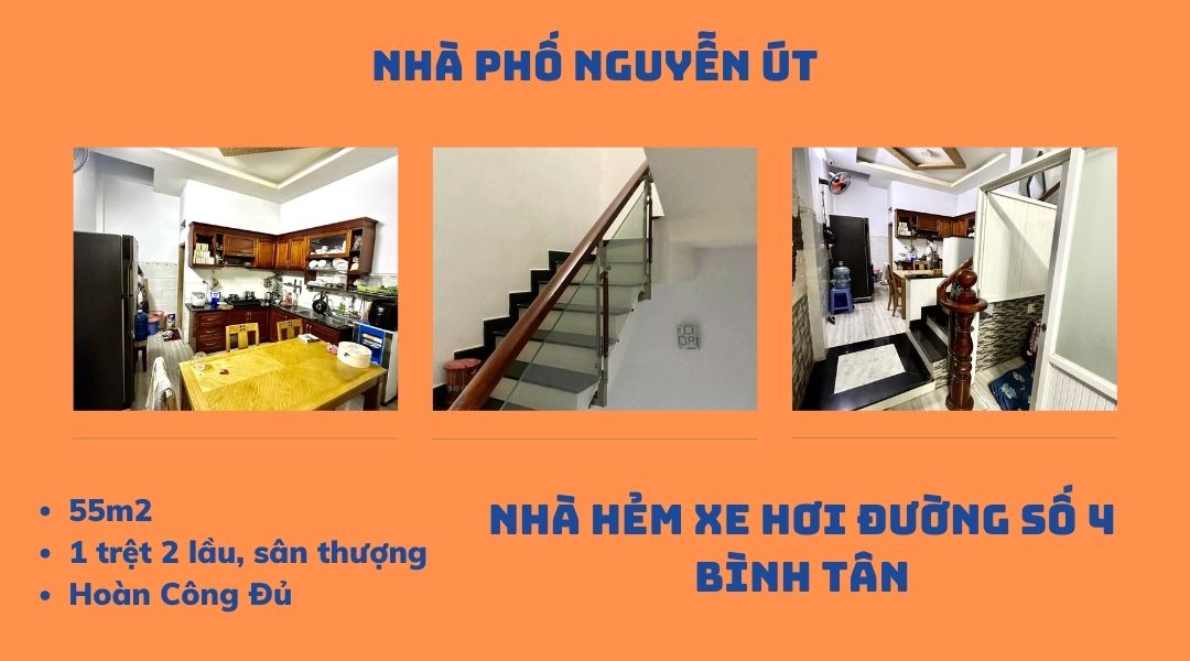 Bán Nhà Ngộp Hẻm Xe Hơi Đường Số 4 Bình Tân 