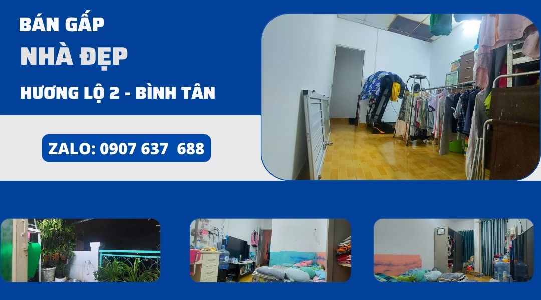 Bán Nhà Đẹp Hương Lộ 2 Bình Tân