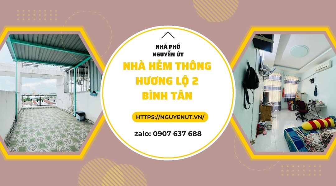 Bán Nhà Hẻm Thông Hương Lộ 2 Bình Tân