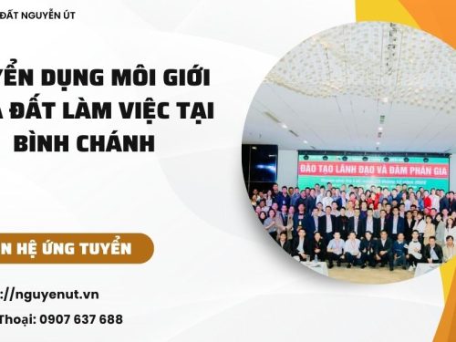 Nhà Đất Nguyễn Út Tuyển Dụng 47 Môi Giới Bất Động Sản