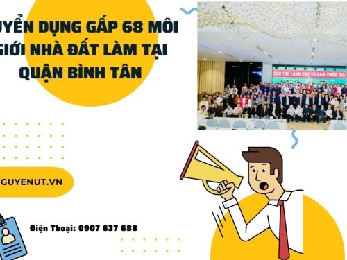 Nhà Đất Nguyễn Út Tuyển Dụng Môi Giới Bất Động Sản