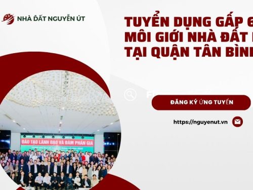 Nhà Đất Nguyễn Út Tuyển Dụng Môi Giới Bất Động Sản