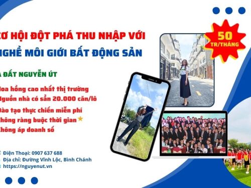 Vì Sao Nên Chọn Nghề Môi Giới Bất Động Sản?